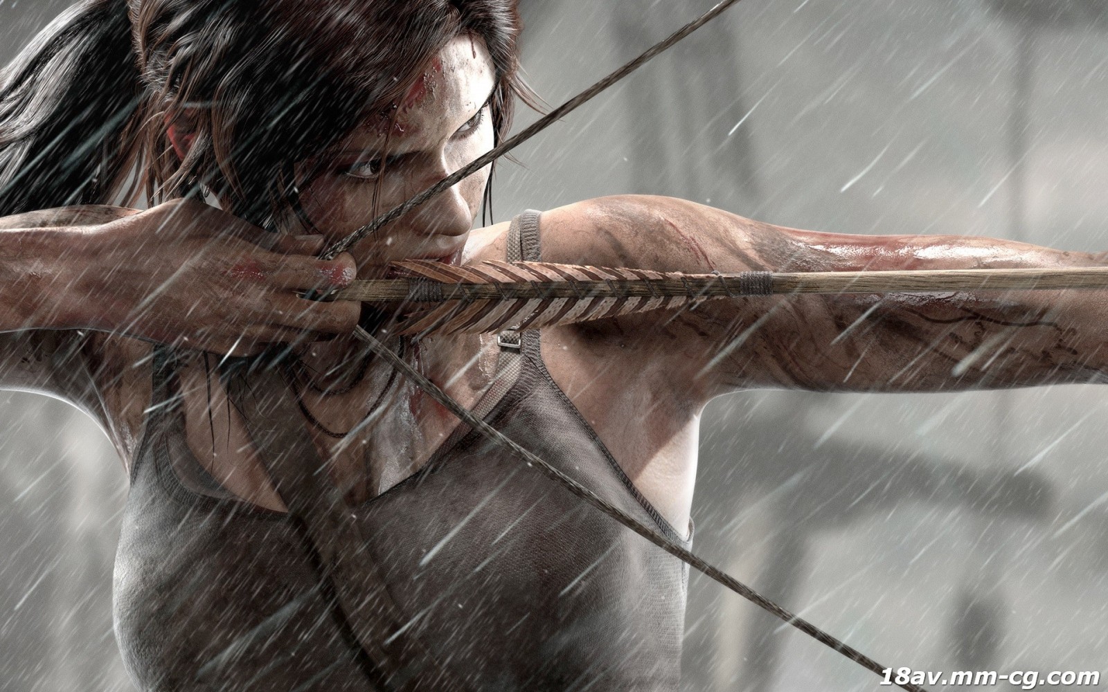 [3D][無字]Lara in trouble IV in Tomb Raider Underworld-www